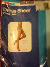 Vintage Pathmark grey pantyhose size medium