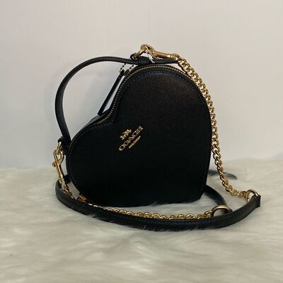 Coach Hearts Crossbody Bag in Black