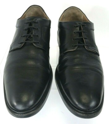 Cole Haan Mens Warren Cap Toe Black Leather Oxford Shoes  display picture 3