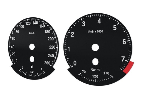 BMW X6 E71 - Speedometer dials from MPH to km/h Gauges - Picture 5 of 6
