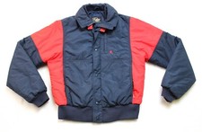 Vintage Roffe Men's Navy And Red Ski/Snow Jacket Coat No Size