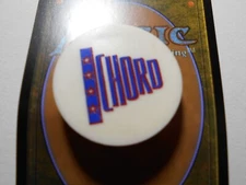 1-1/2" Chord unknown office and location plastic bottle top pinback button