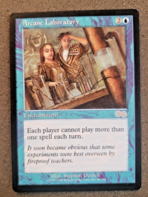 Arcane Laboratory Urza's Saga NM Blue Uncommon MAGIC GATHERING CARD (DS3D1PW)...