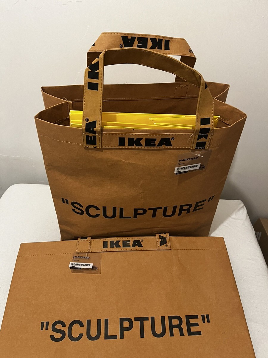 IKEA X VIRGIL ABLOH OFF WHITE “SCULPTURE” BAG SET X 2 LIMITED