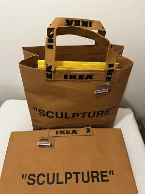 IKEA Virgil Abloh sculpture♡2点セット IKEA X VIRGIL ABLOH OFF WHITE “SCULPTURE” BAG SET X 2 LIMITED