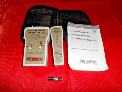 Voltcraft Netzwerk - Kabeltester CT1