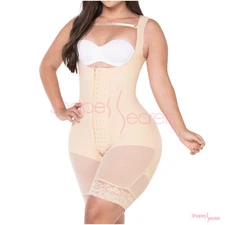 Mid-Thigh Hip Enhancer Open Bust Girdle for Women Fajas Colombianas Post Surgery