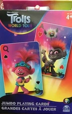 DreamWorks Trolls World Tour Jumbo Playing Cards - Spin Master - New