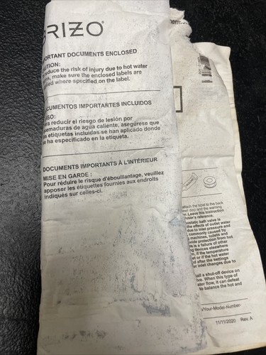 Brizo Siderna Valvola Miscelazione Termostatica Nichel Spazzolato Solo Taglio T60080-BN - Foto 6 di 6