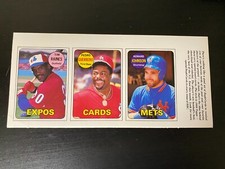 Baseball Cards Magazine - Replicards insert - 1969 Topps Style - Tim Raines