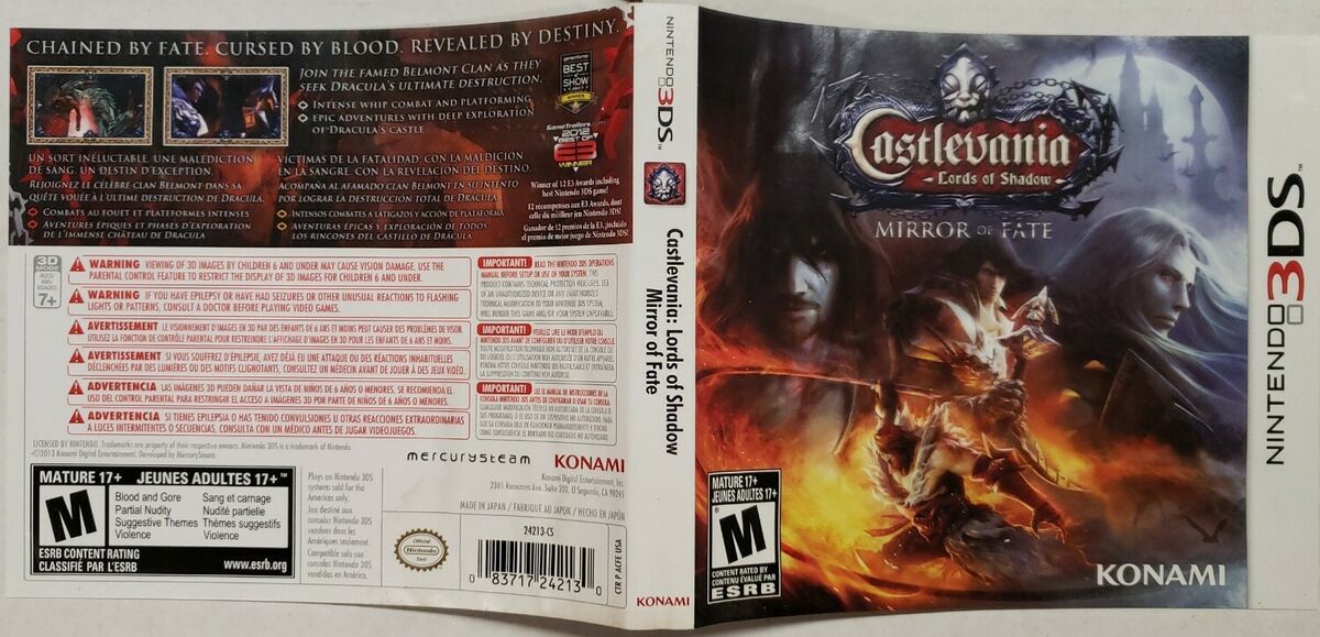 Castlevania: Lords of Shadow – Mirror of Fate, Nintendo 3DS games, Games