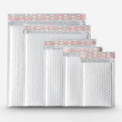 25/50/100/200 Bubble Mailers Padded Envelopes Shipping Packaging Bags Seal