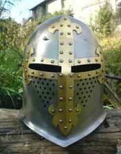 Medieval Armor Crusader Knight Reproduction Cosplay Templar Knight Helmet