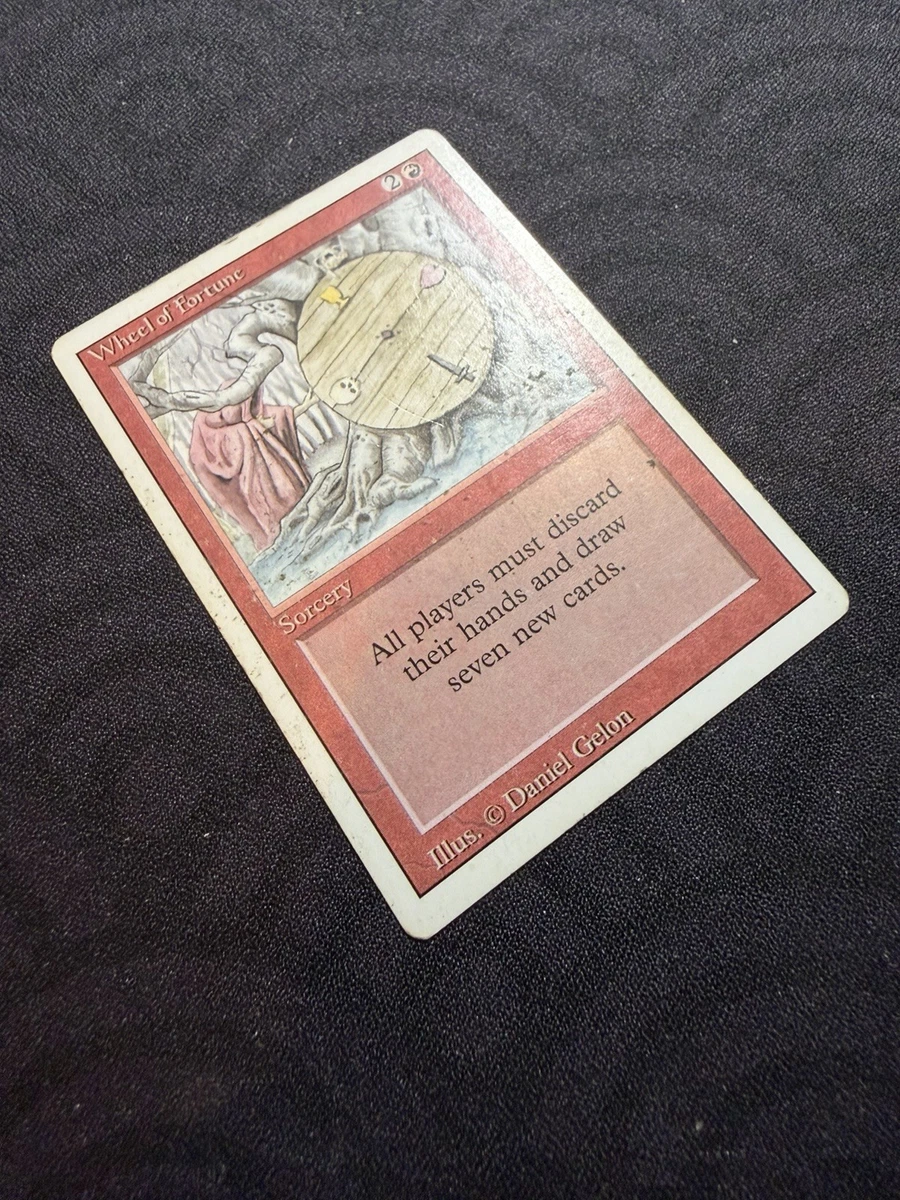 Wheel Of Fortune In Individual Magic: The Gathering Cards for sale