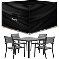 Futura Premium Square Garden Furniture Covers Waterproof 250x250x90cm, Heavy Dut