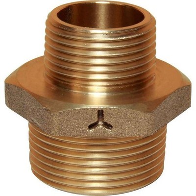 Maestrini Bronze Reducing Nipple (1-1/4'' BSP Male to 1'' BSP Male)