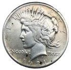 1921 $1 High Relief  Peace Dollar 90% Silver $1 U.S Coin # 251 Key Date