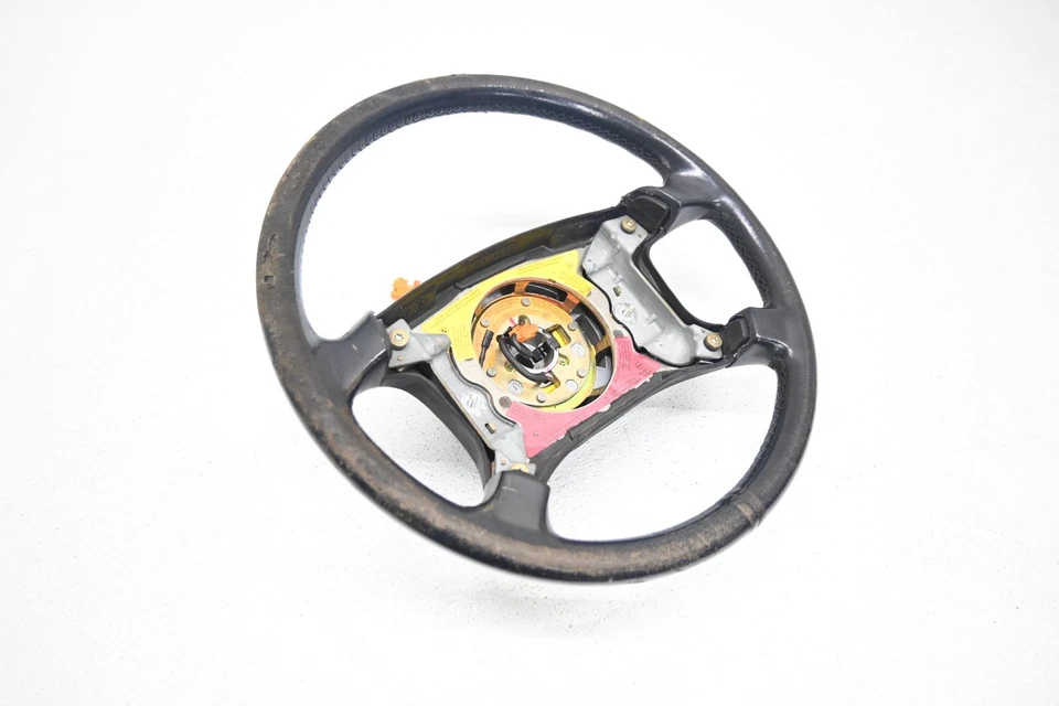 ⭐ 85-93 Bmw E32 5/7 Series acabamento de volante dianteiro de couro lateral do motorista fabricante de equipamento original - Imagem 2 de 4