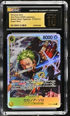 #ad #ad Roronoa Zoro SR ST29 014 Egghead Starter 29 Japanese One Piece CGC PRISTINE 10 $37.99