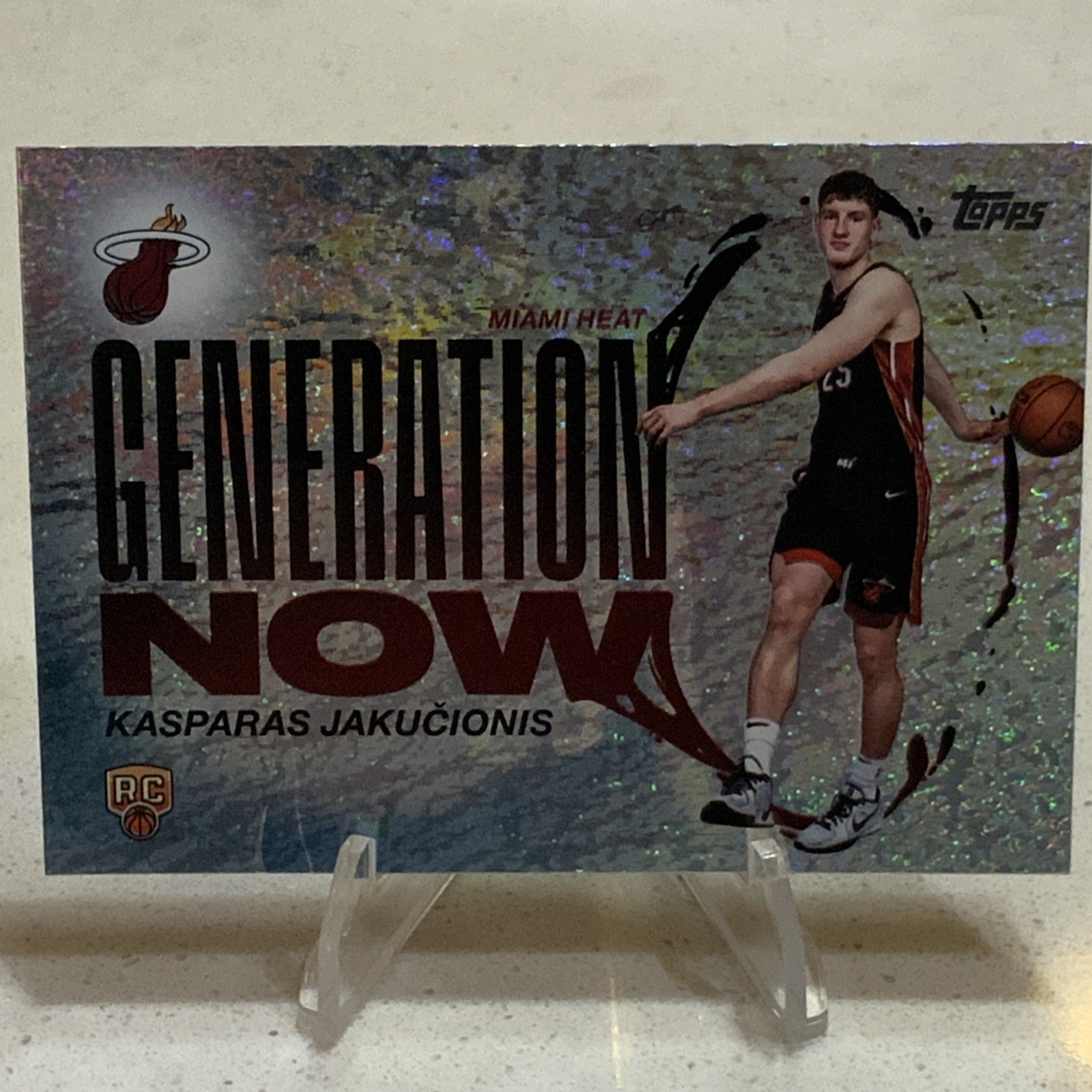2025-26 Topps - Generation Now Kasparas Jakucionis #GN-20 Holofoil (RC) Heat