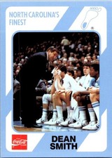 1989-90 Collegiate Collection/Coca-Cola North Carolina's - Dean Smith 