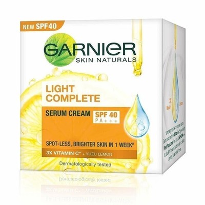 Garnier Bright Complete VITAMIN C SPF40/PA+++ Serumcreme erhellt die Haut 45gm