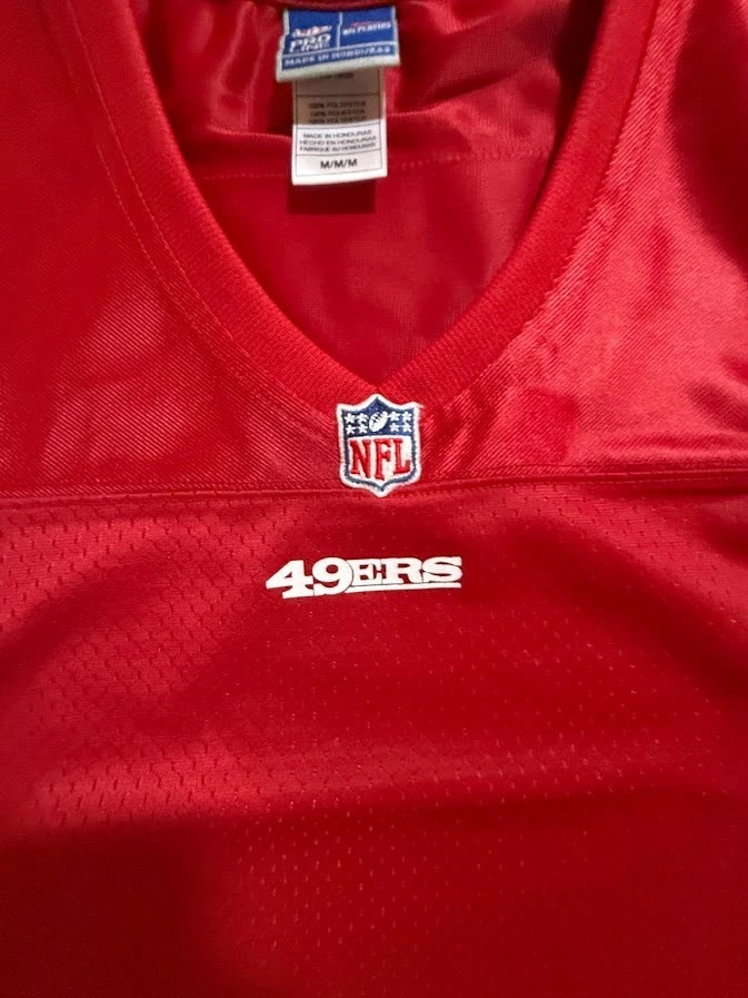 Camiseta San Francisco 49ers Pro Line NFL para mujer roja mediana manga corta. Foto 2 de 4