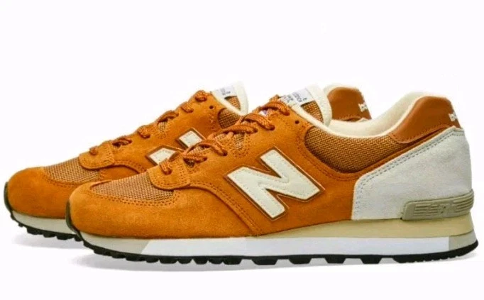 $399 Authentic NEW BALANCE M575 ROG Made in ENGLAND Brown Suede Sneakers Sz.10.5 New Balance Suede Athletic Shoes for sale | eBay main image 4