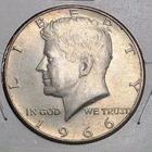 1966-P Kennedy Half Dollar 50C Philadelphia Business Strike Silver 0.4 KM#202