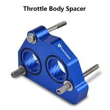 Aluminum Throttle Body Spacer For GMC For Chevrolet 4.3L 5L 5.7L 1988-1995 -Blue