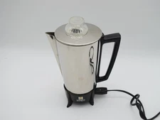 Vintage PRESTO PK01B Super Speed 12-Cup Coffee Percolator- Tested & Works