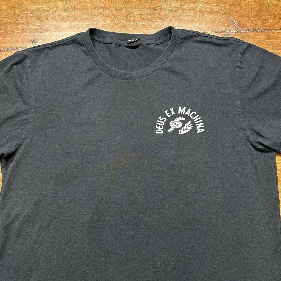 Deus Ex Machina Long Sleeve T Shirt Mens M Black Venice Los Angeles Retro Alt - Image 3 of 4