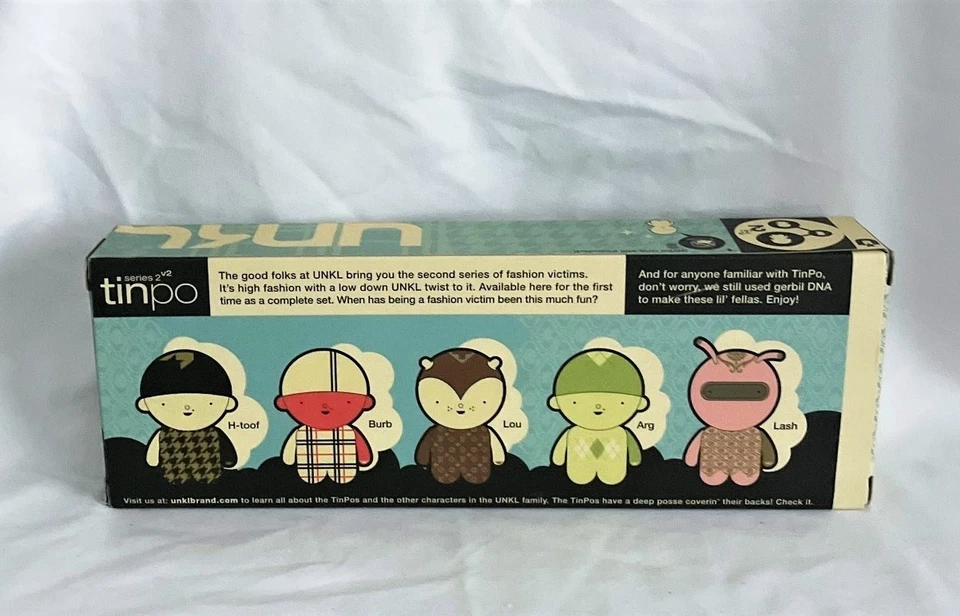 UNKL Tinpo Set Series 2 “Fashion Victims” 4-Figure Designer Vinyl Toy NIB - Image 2 of 4