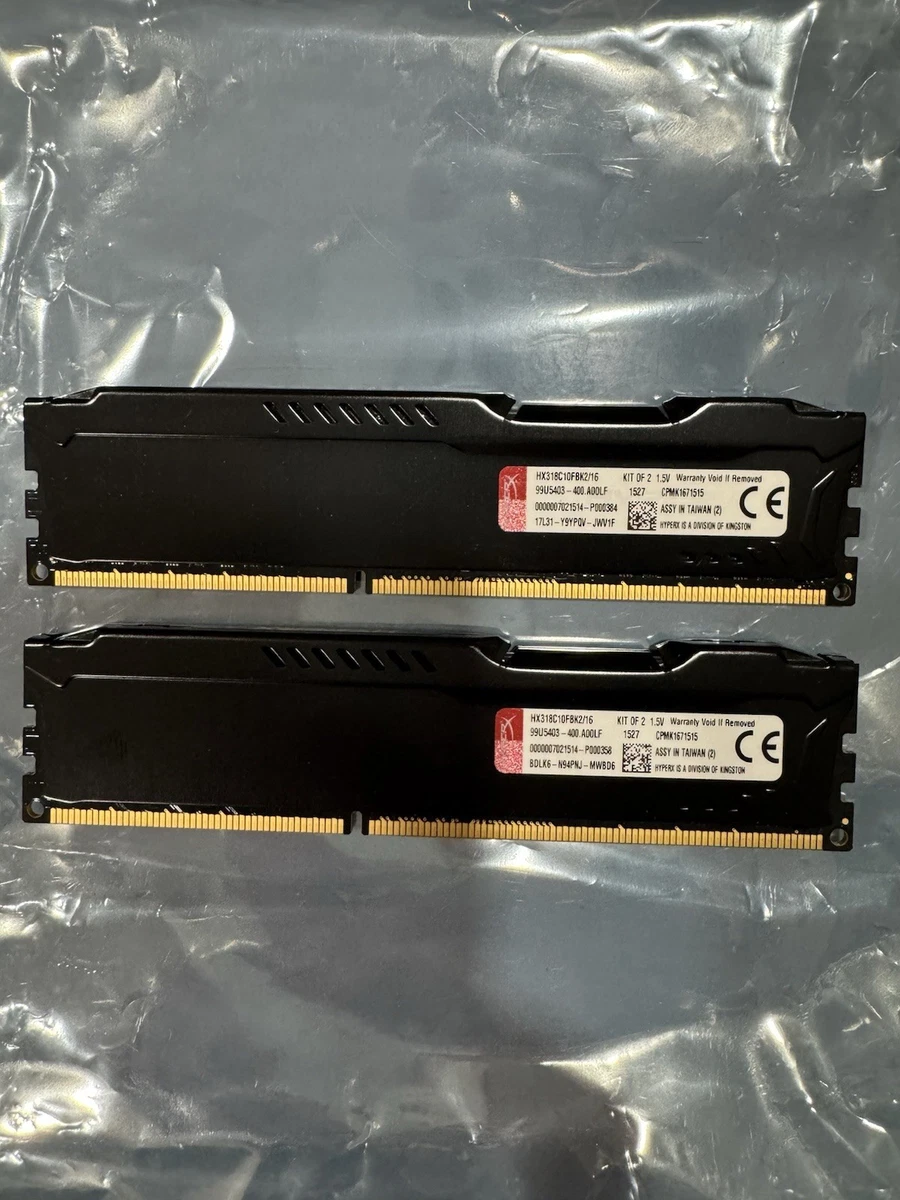 HyperX Computer RAM 16 GB Total Capacity for Sale - eBay