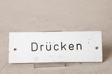 Deutsche Bahn Sign "Push" from Passenger Car (217198)