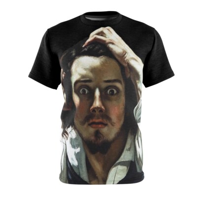 WTF Is Going On?, Unisex T-shirt, Vintage Painting, Gustave Courbet, 1845