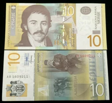 Serbia 10 Dinara 2013 Banknote World Paper Money UNC Currency Bill Note