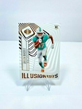 2021 Illusions Jaylen Waddle Illusionists Card #ILL-20 White Rookie RC Rookie 