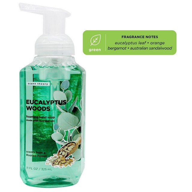 3 Scent Theory Eucalyptus MINT Foaming Hand Soap With Essential Oils 11