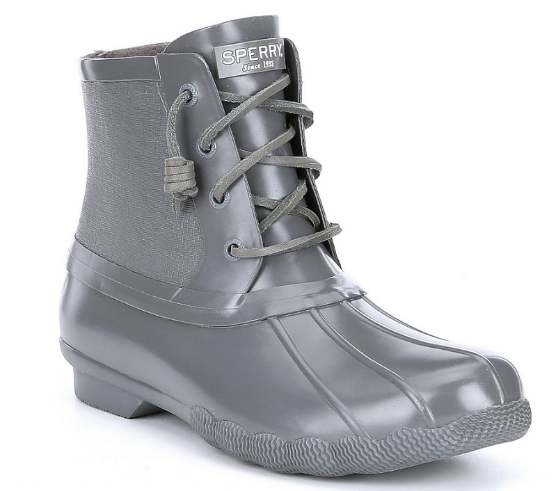 sperry women's saltwater flood duck booties