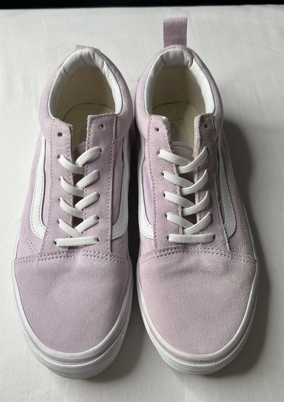 Vans Old Skool Lavender True White Size 7 New thumbnail 2