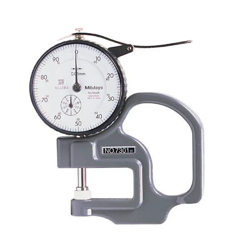 [New] Mitutoyo/ 7301A / Dial Indicators Dial Thickness Gauge,0-10mm Range,0.01mm