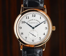 A. Lange & Sohne 1815 Small-Seconds 18kt Rose Gold Rare Engraved Balance 233.032 6