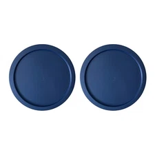 Replacement Lid for Pyrex 4-CUP Storage Cover 6" Bowl 7201-PC Navy (2-Pack)