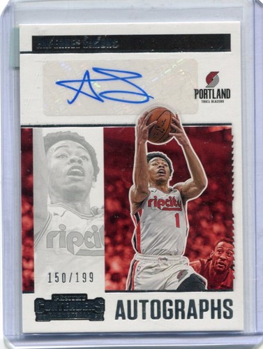 2020-21 Contenders - ANFERNEE SIMONS - Autograph Rookie - TRAILBLAZERS #d/199 - 第 1/1 張圖片