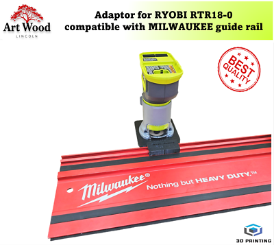 Adaptateur Ryobi RTR18-0 (R18TR-0) ONE+ Pour Routeur Sur Rail DEWALT - Neuf