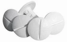 Pentair Letro Legend Pool Cleaner Wheel Screws, White Pack of (5) Part EC55