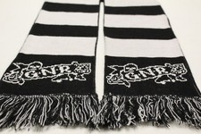 GUNS ROLLERS - ROLLER DERBY - 6 1/2" X 60" PINK BLK WHT SOCCER STYLE SCARF