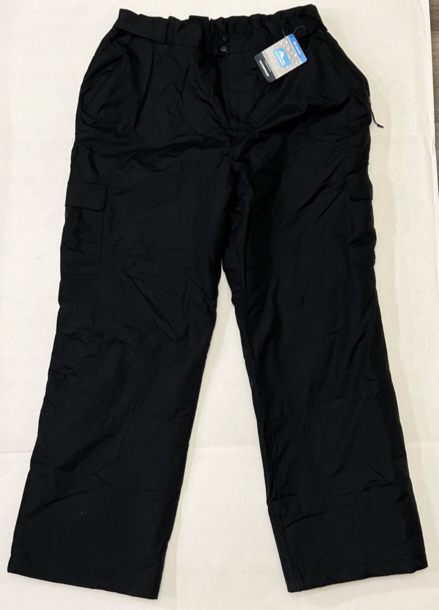 Columbia Men's Snow Gun Pants Black Size LARGE and XL Waterproof