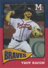 2021 Mississippi Braves Troy Bacon RC Rookie Atlanta
